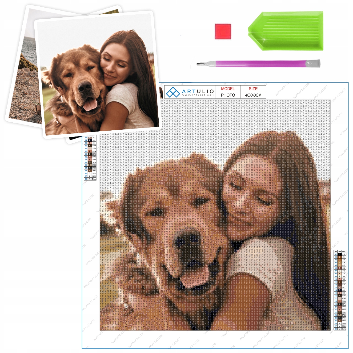 Diamentový Haft Z Fotografie 40x40 Diamond Painting