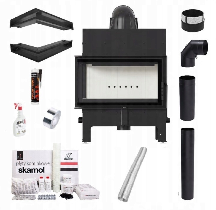Krbová Vložka Ocelová Floki M Levá 10 kW Eko Set