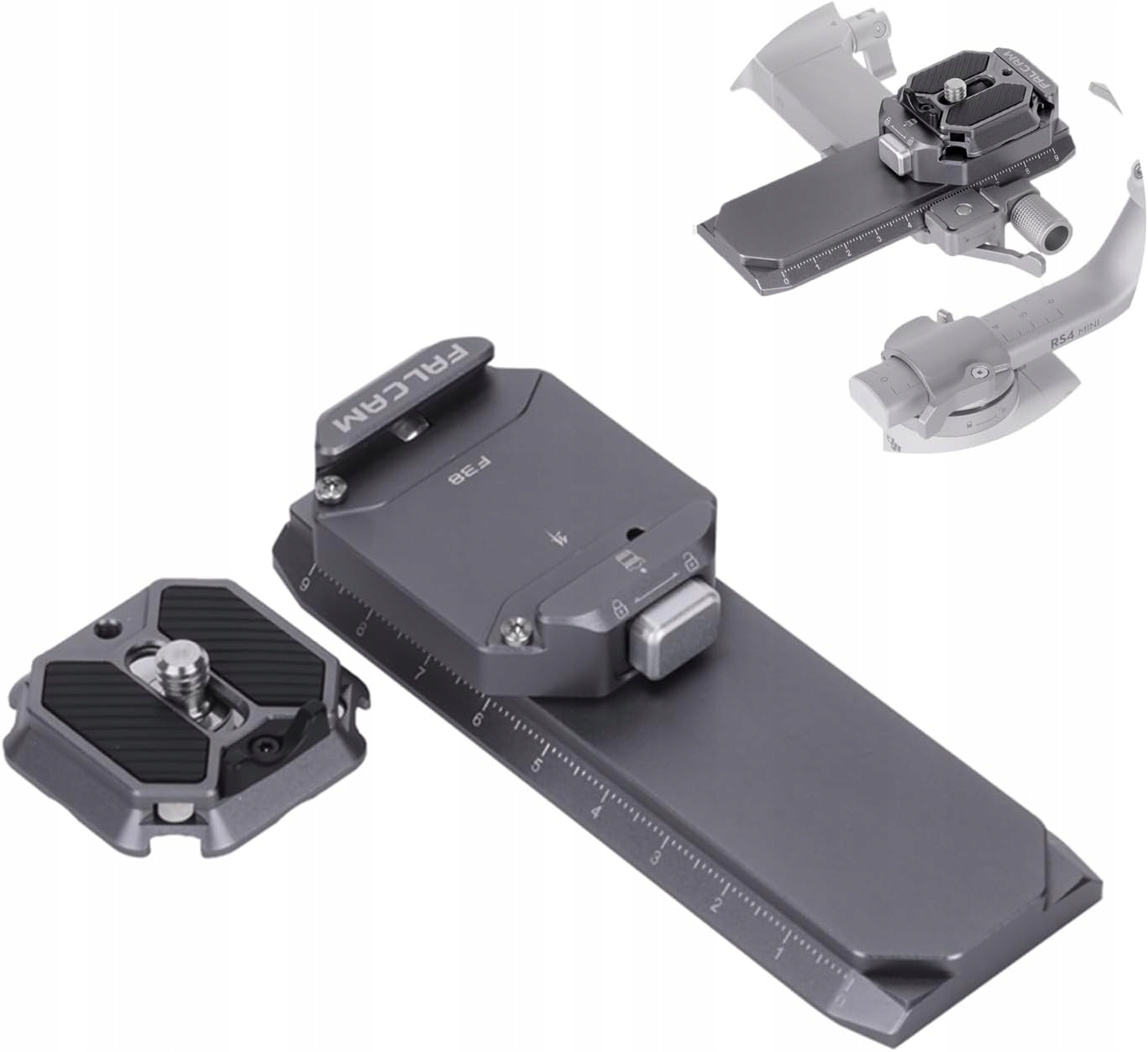 Rychlospojka Gimbalová lišta Ulanzi Falcam F38 Dji RS4 Mini Arca Sony Canon
