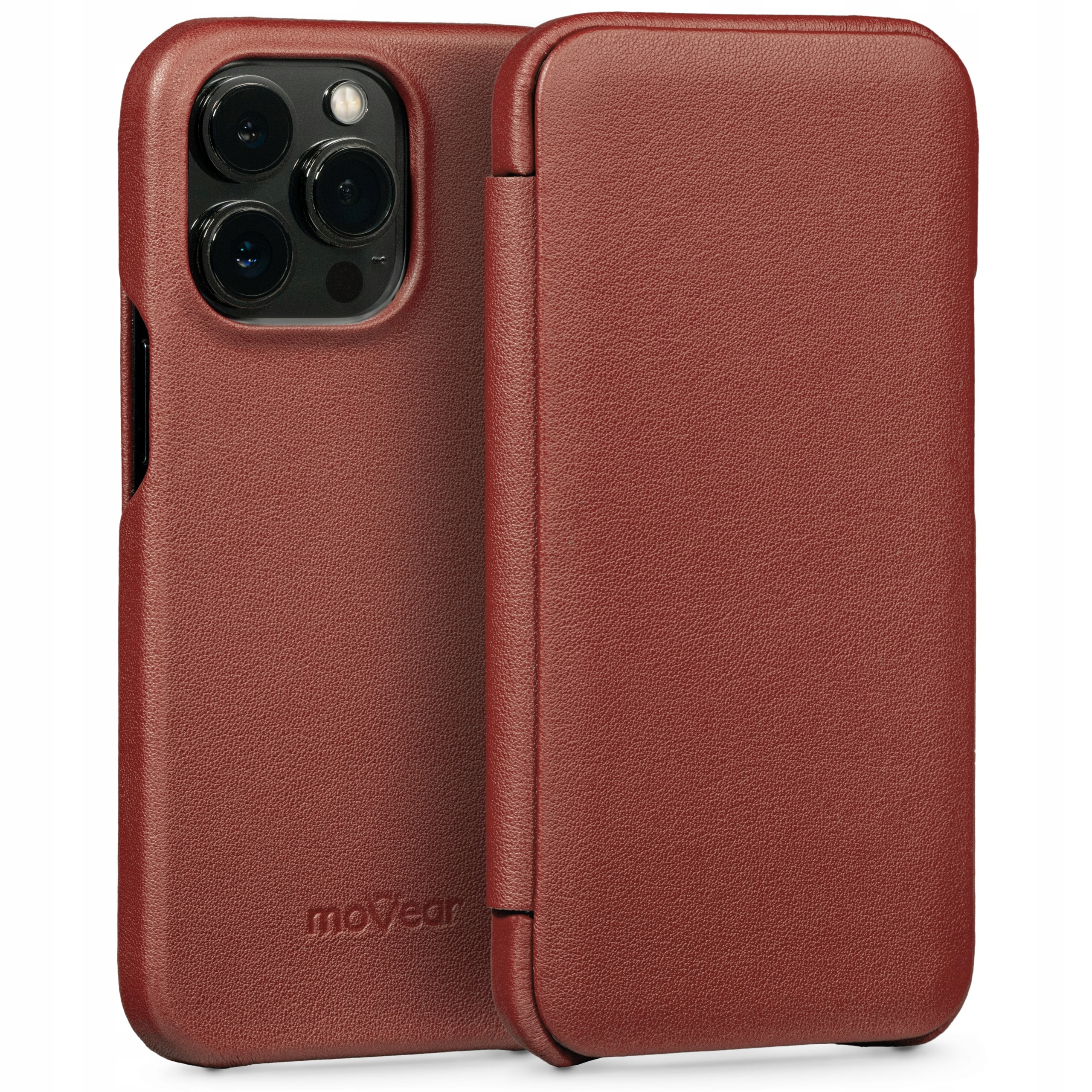 Pouzdro na iPhone 13 Pro, kožené Obal s klopou, pouzdro typu book Premium Movear