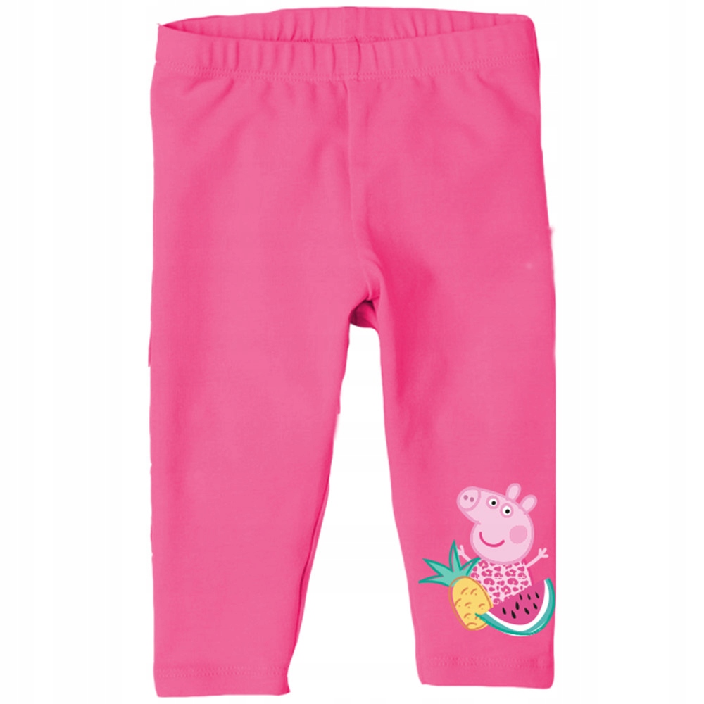 

Spodnie Legginsy 3/4 Roz. 86-92 Świnka Peppa Pepa