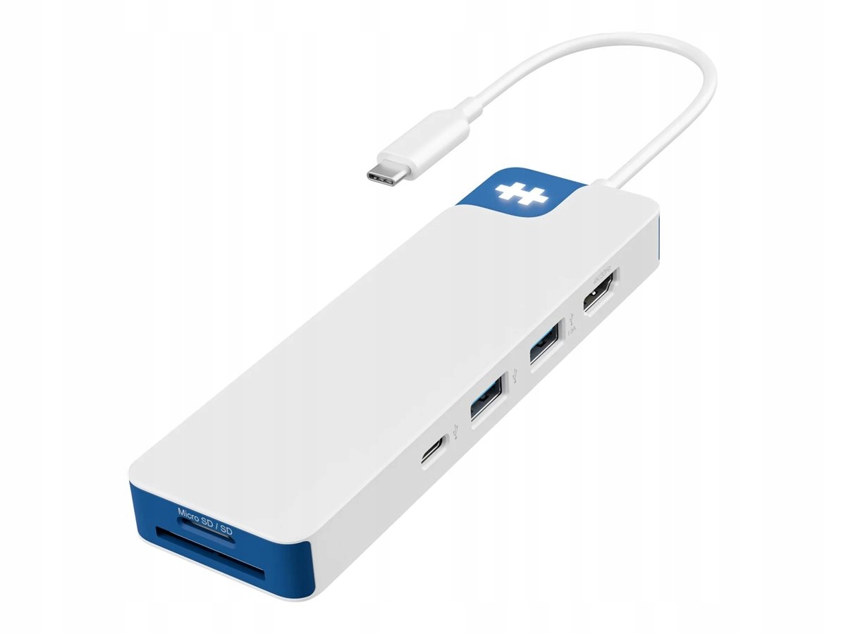 Hyper Hyper Drive Flex 8portový Usb-c Hub, modrý Hyper