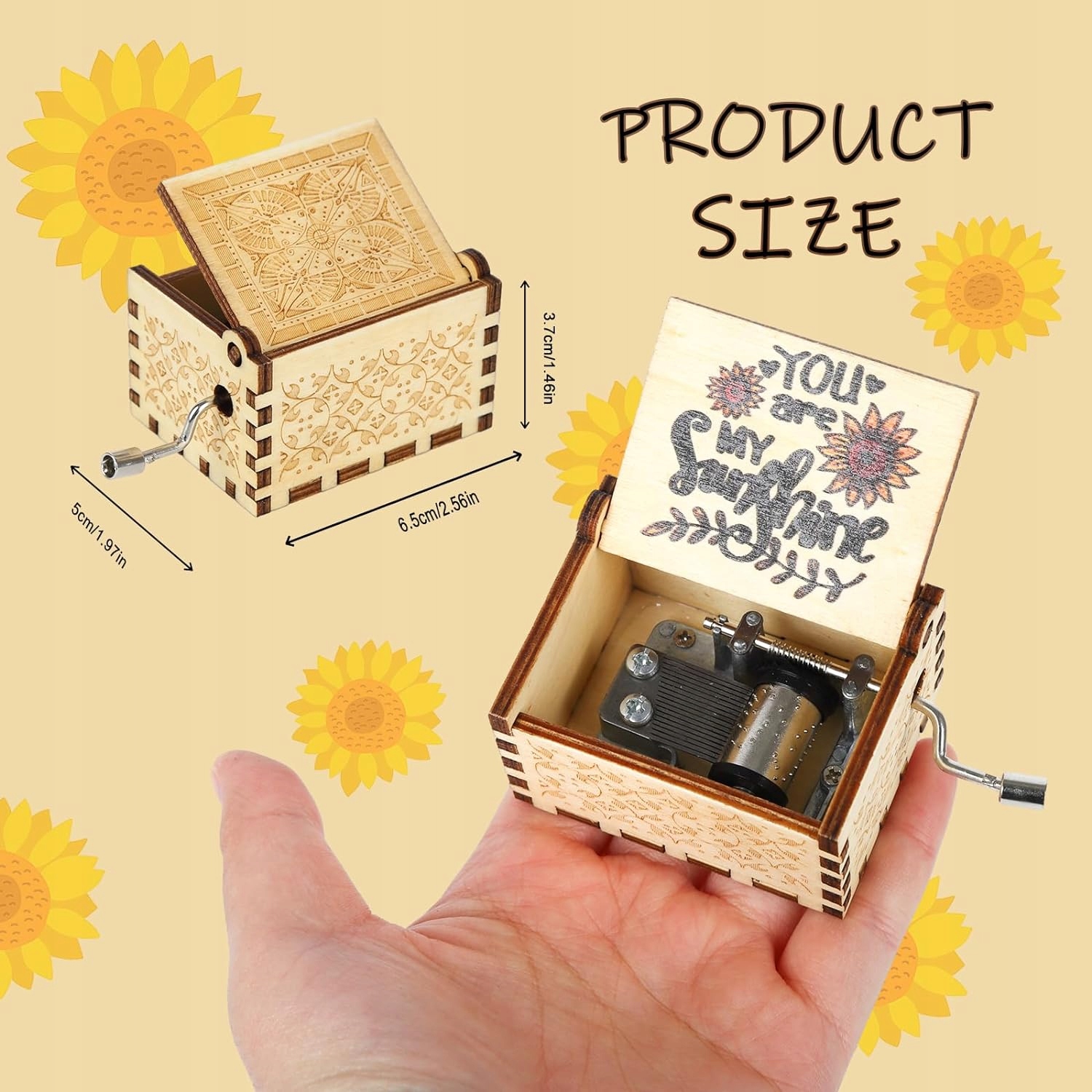 Pozytywka Katarynka Drewniana You Are My Sunshine EAN (GTIN) 9327131726373