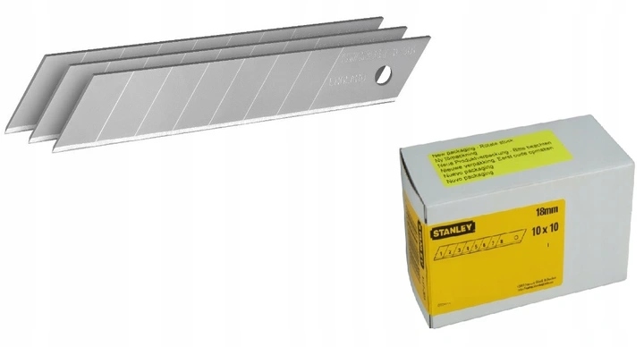 

Stanley Ostrza Noze Łamane nozy 18mm 11-301 100szt