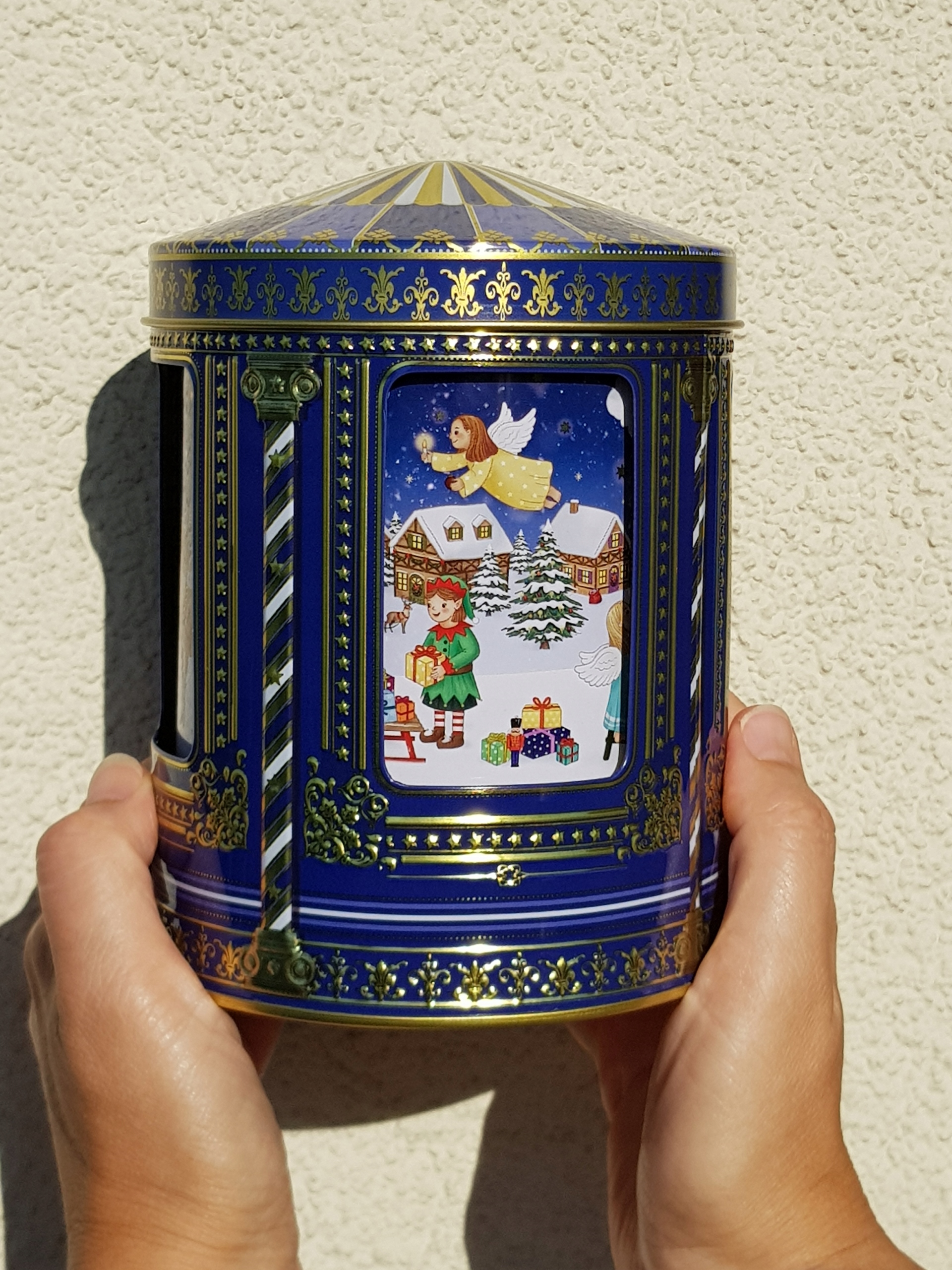 POZYTYWKA METALOWA Puszka16x12 Prezent pod choinkę Marka SC