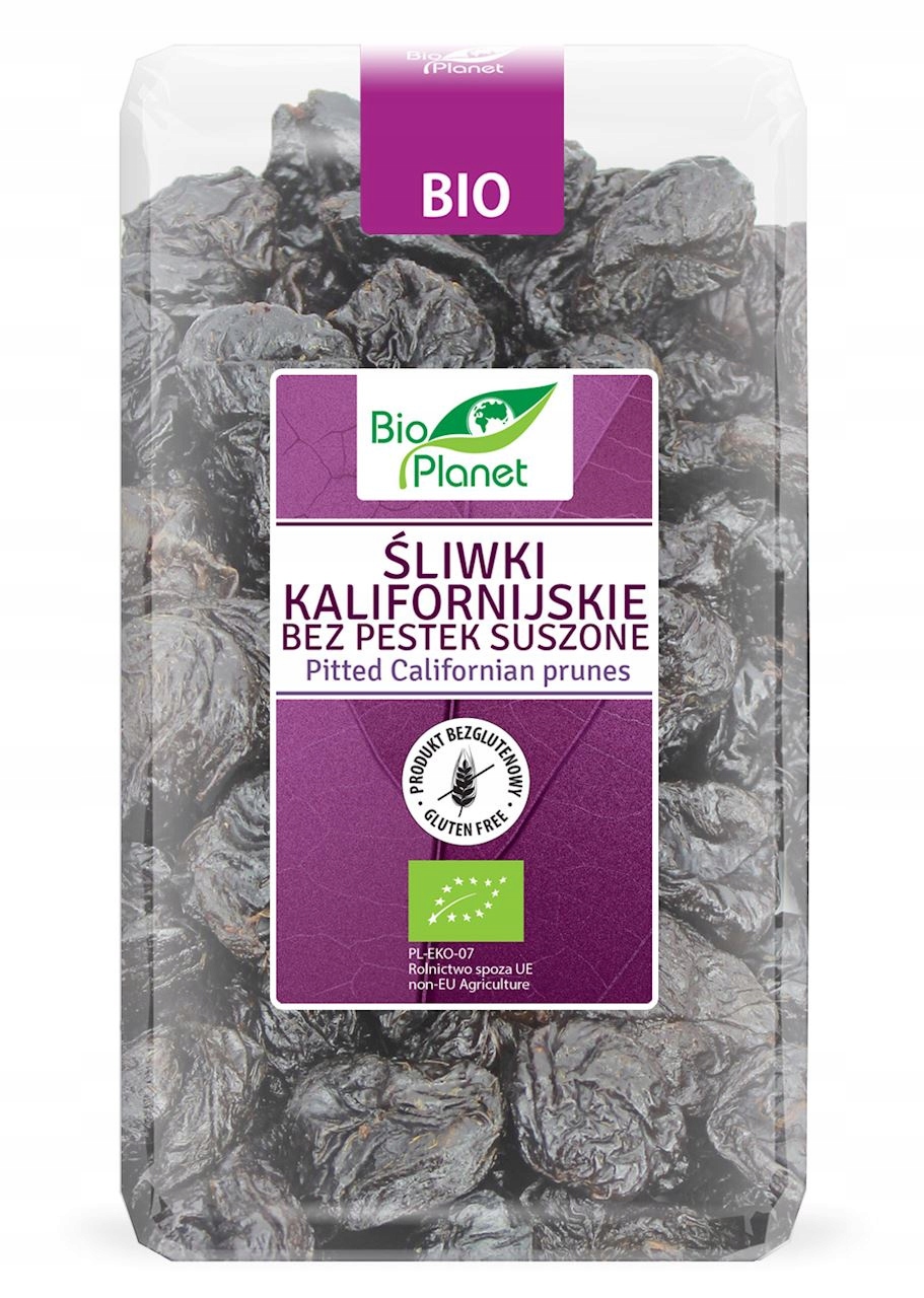 Levně Kalifornské švestky bez pecek bezlepkové bio 1 kg