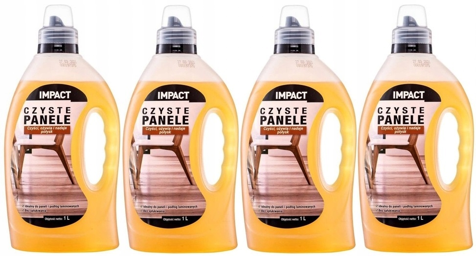 Levně 4x Čisticí prostředek na parkety a panely 1 l Impact