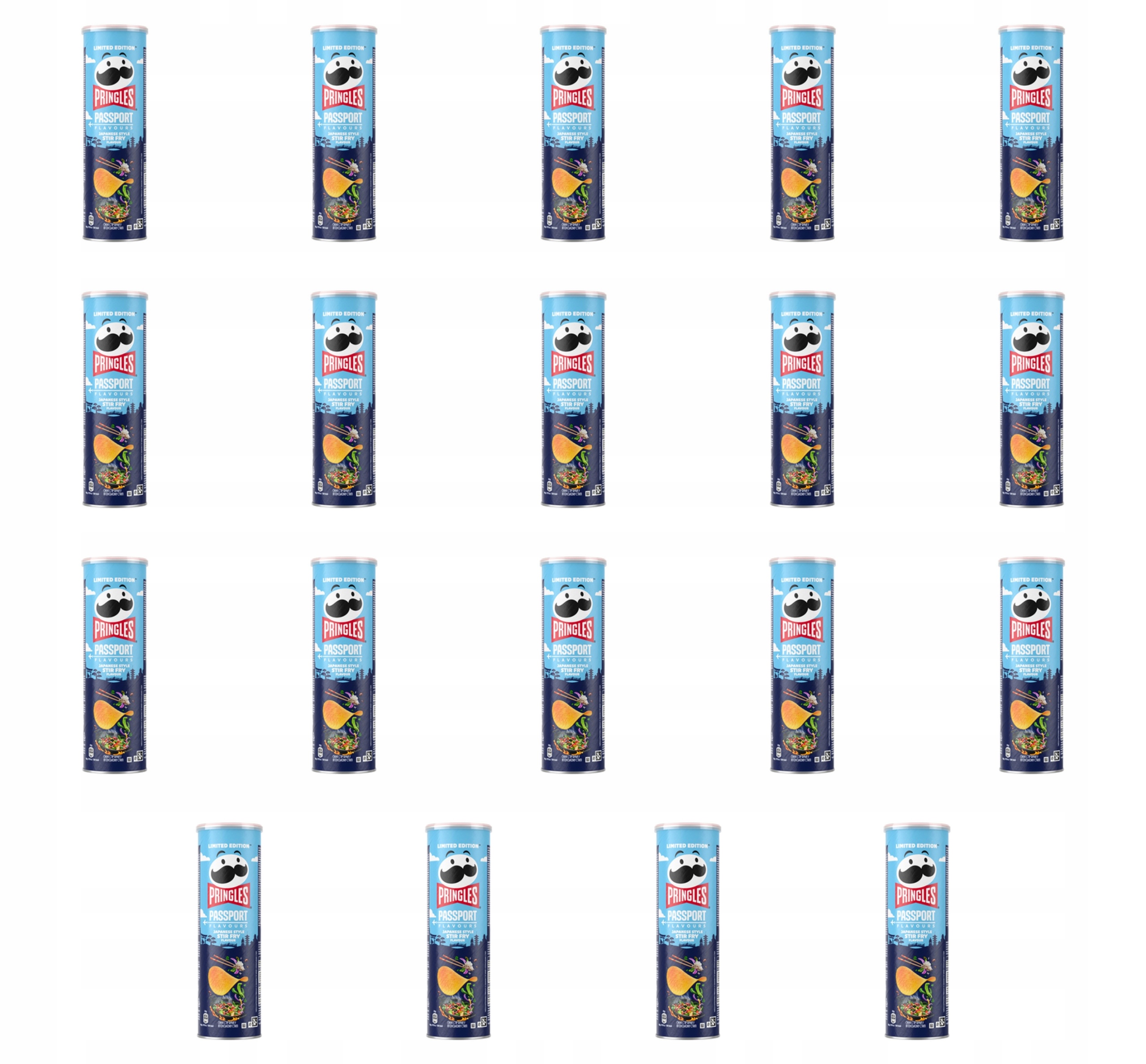 Pringles Japonský styl Stir Fry 165g X19