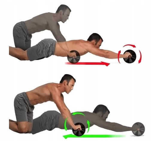 KÓŁKO DO ĆWICZEŃ MIĘŚNI BRZUCHA POJEDYŃCZE ROLLER EAN (GTIN) 5905339428059