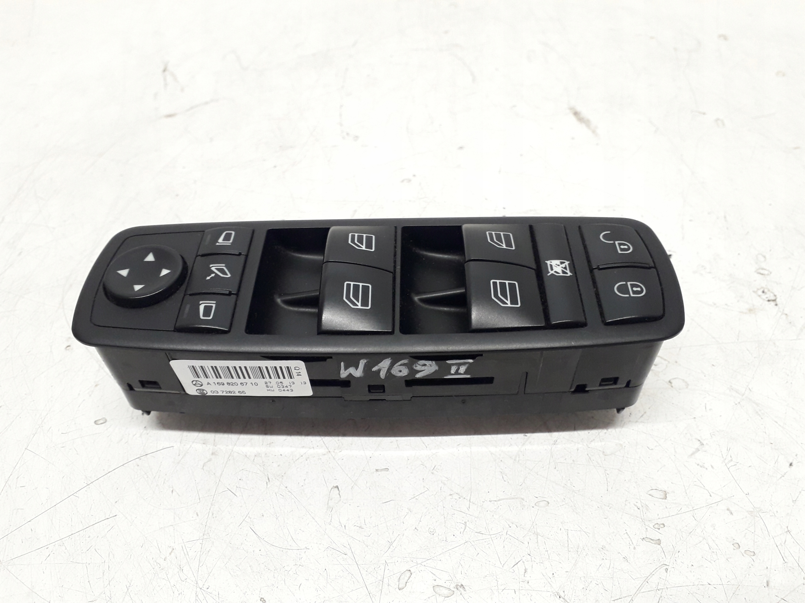 MERCEDES A W169 04-12 PRZEŁĄCZNIK PANEL SZYB I LUSTEREK 1698206710