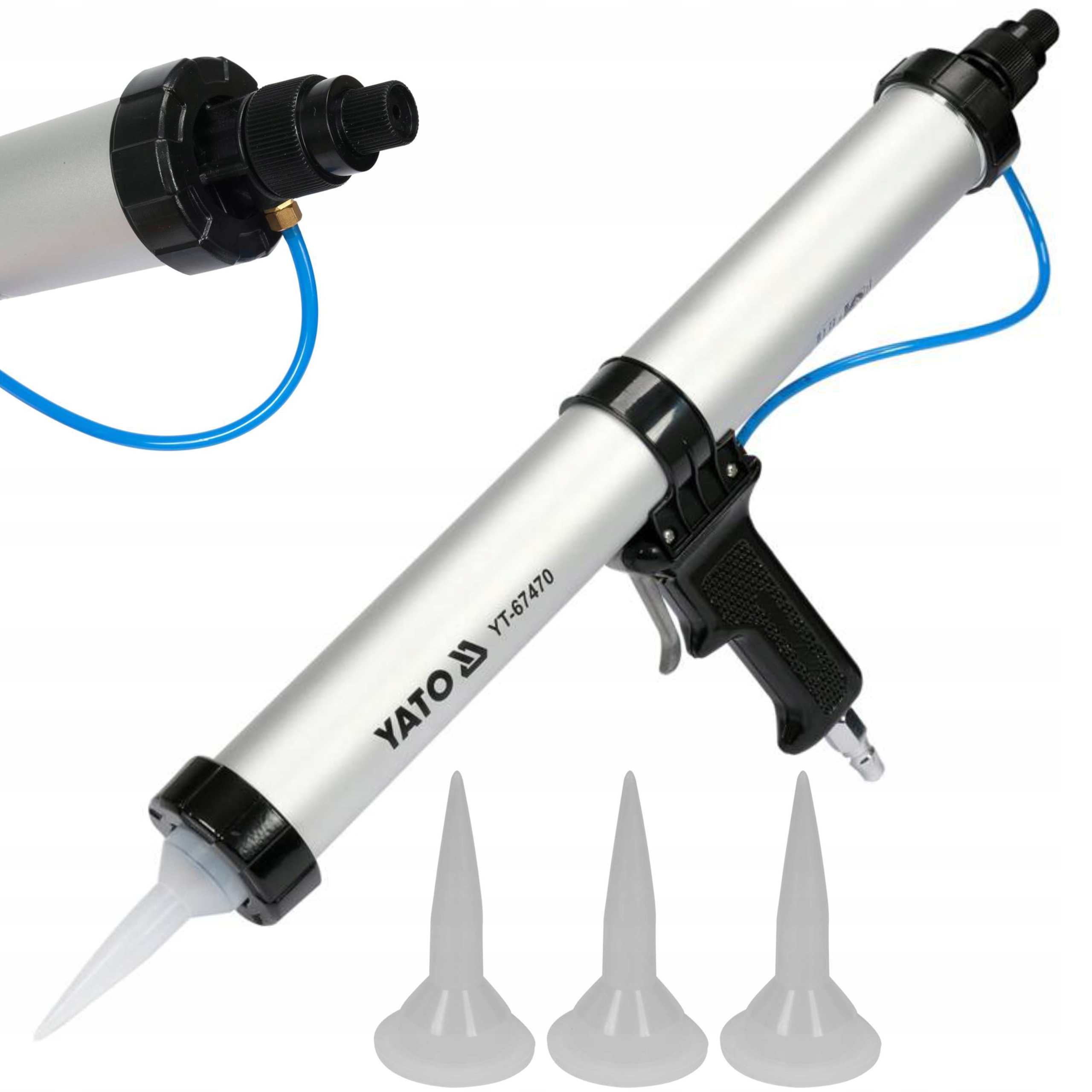 WYCISKACZ PNEUMATYCZNY MAS GĘSTYCH SILIKONU 600ML