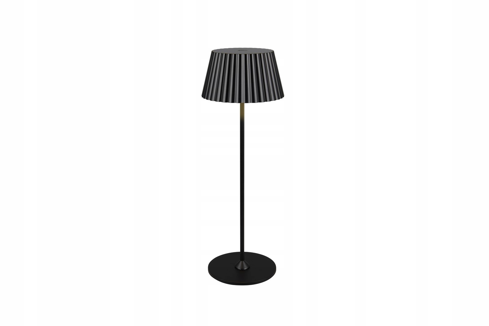 Čierna Led terasová lampa 2W s batériou IP44 Suarez Rl