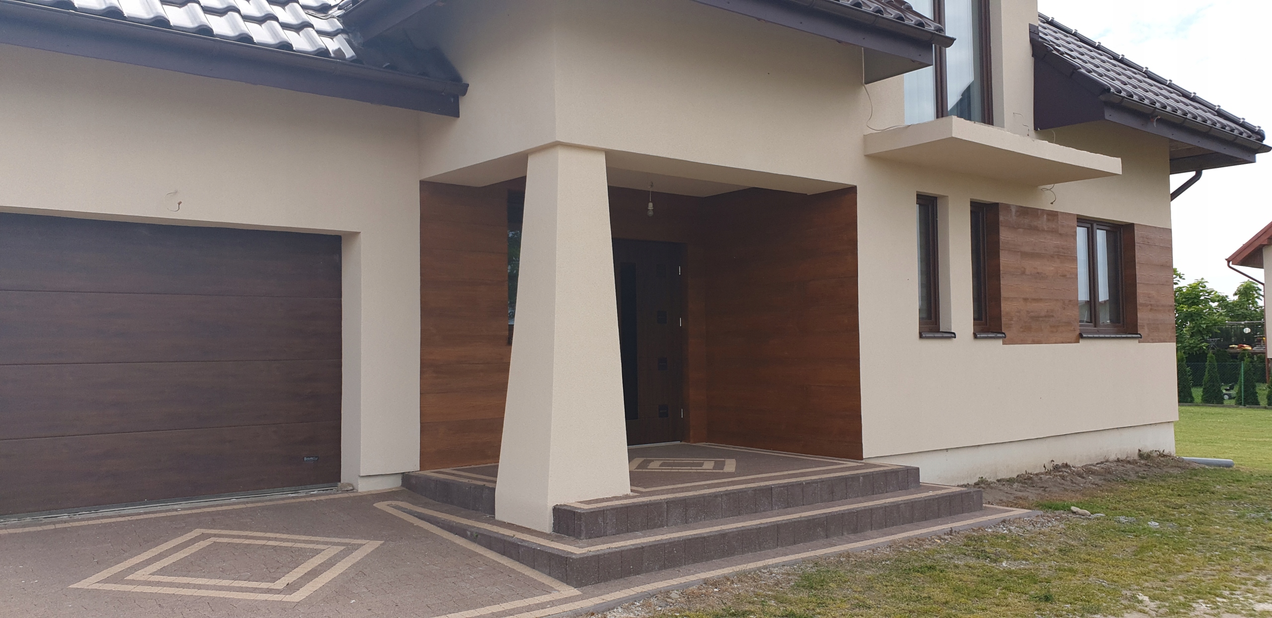 Próbka deska elewacyjna elastyczna - DĄB Materiał imitacja drewna