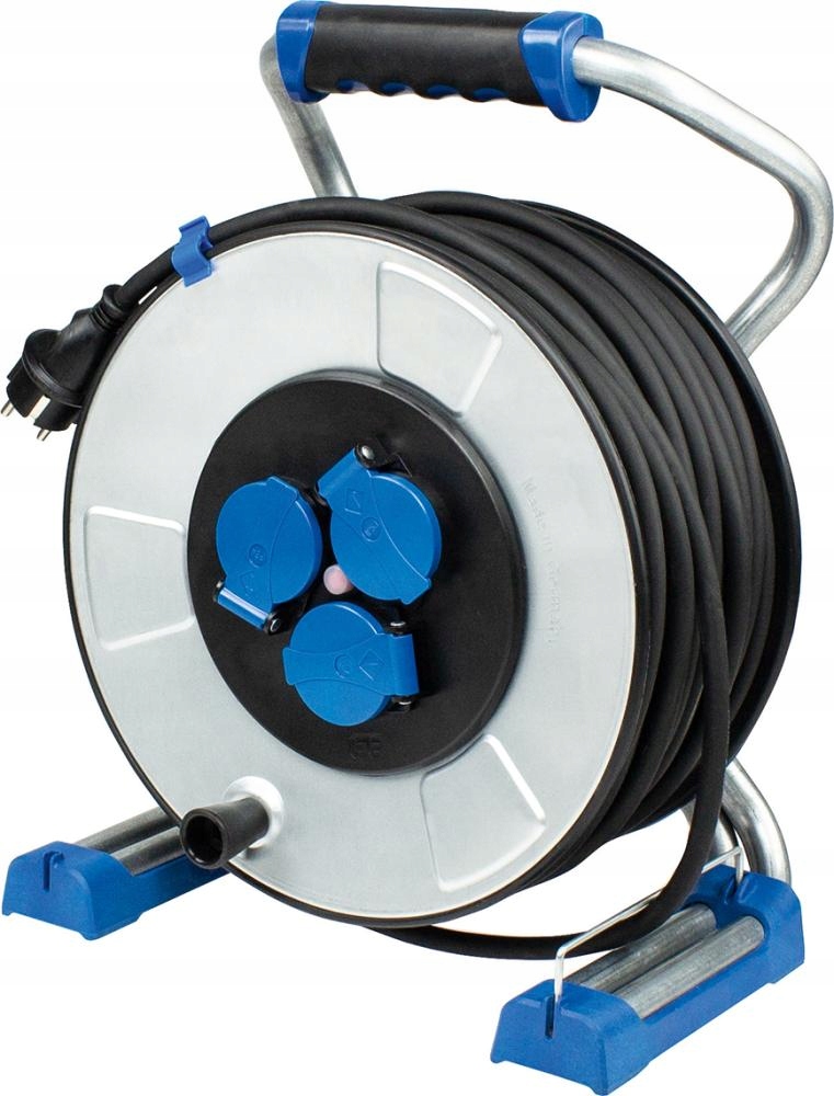 Káblový bubon predlžovací kábel Xperts Iron-coat 50 m 230 V, 16 A, max. 3500 W
