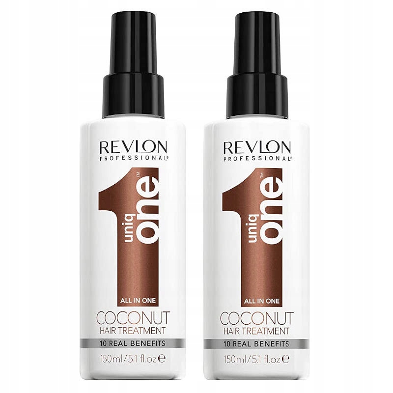 Revlon Uniq One Coconut kokosová kúra 2x 150 Ml pro poškozené vlasy