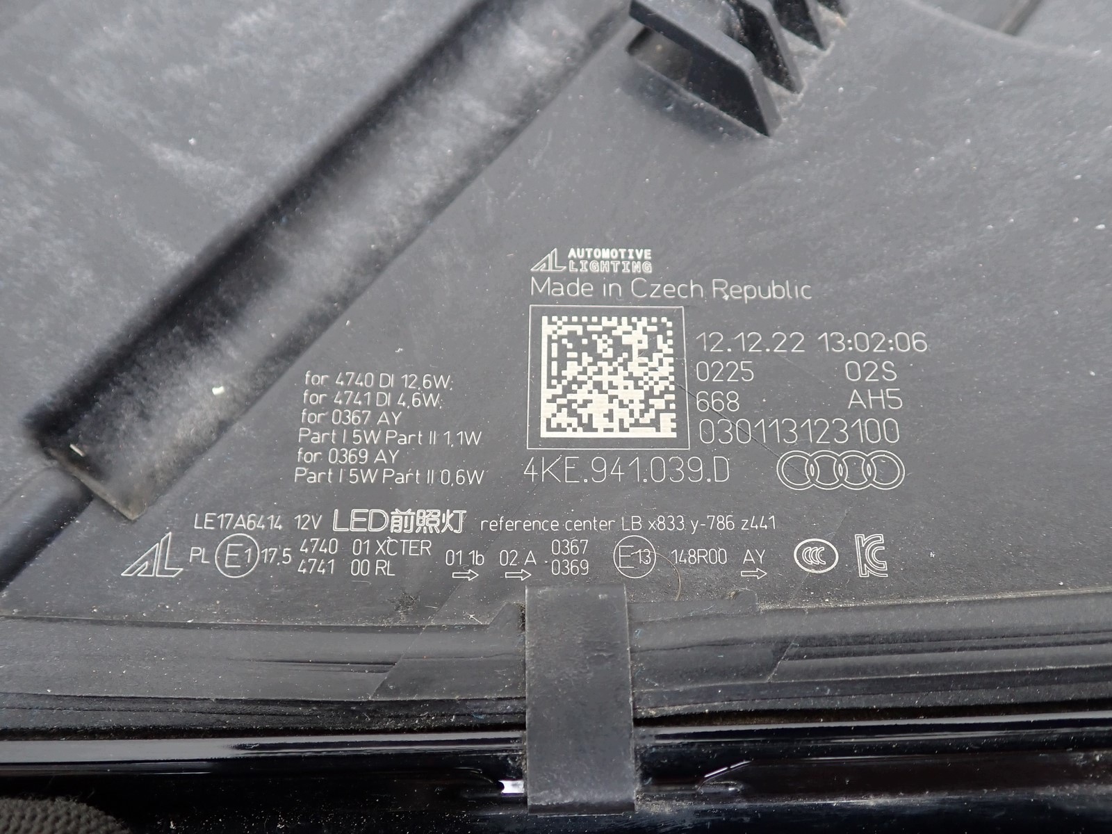 light left left FULL LED AUDI E TRON 4KE 2019- 4KE941039D 122