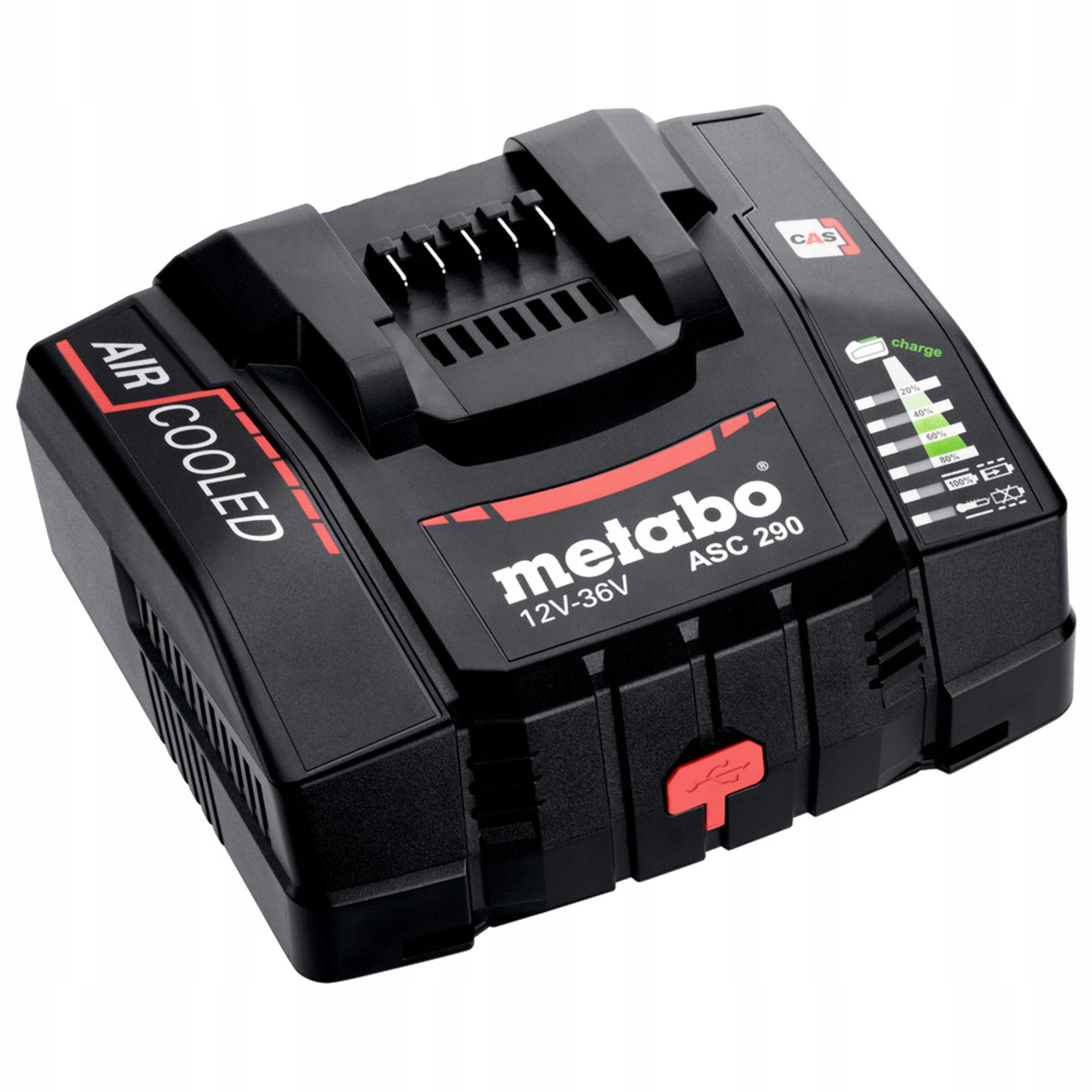 Szybka Ładowarka Metabo Asc 290, 12-36 V Air Cooled 18V 16A