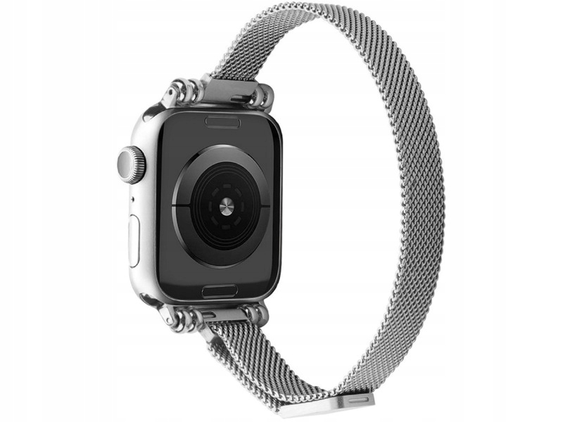 Pasek Luna do Apple Watch (38/40/41mm) A00129 Srebrny