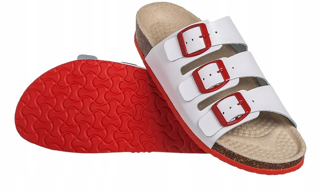 Buty Zawodowe Medibut BMKLAKOR3PAS 39 Biało-czerwony