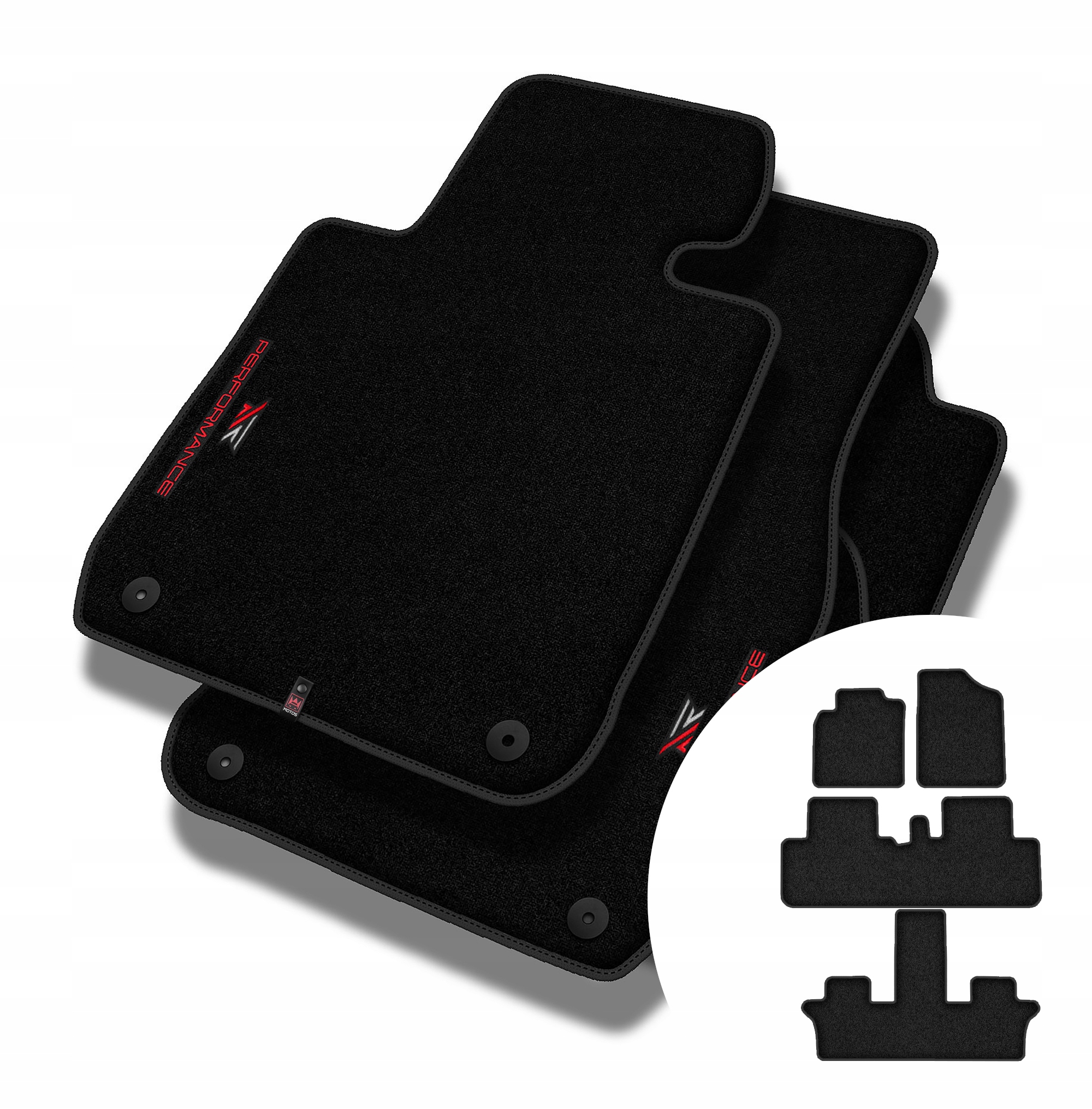 Velúrové koberčeky Performance Premium pre Toyota Avensis Verso 2001-2009