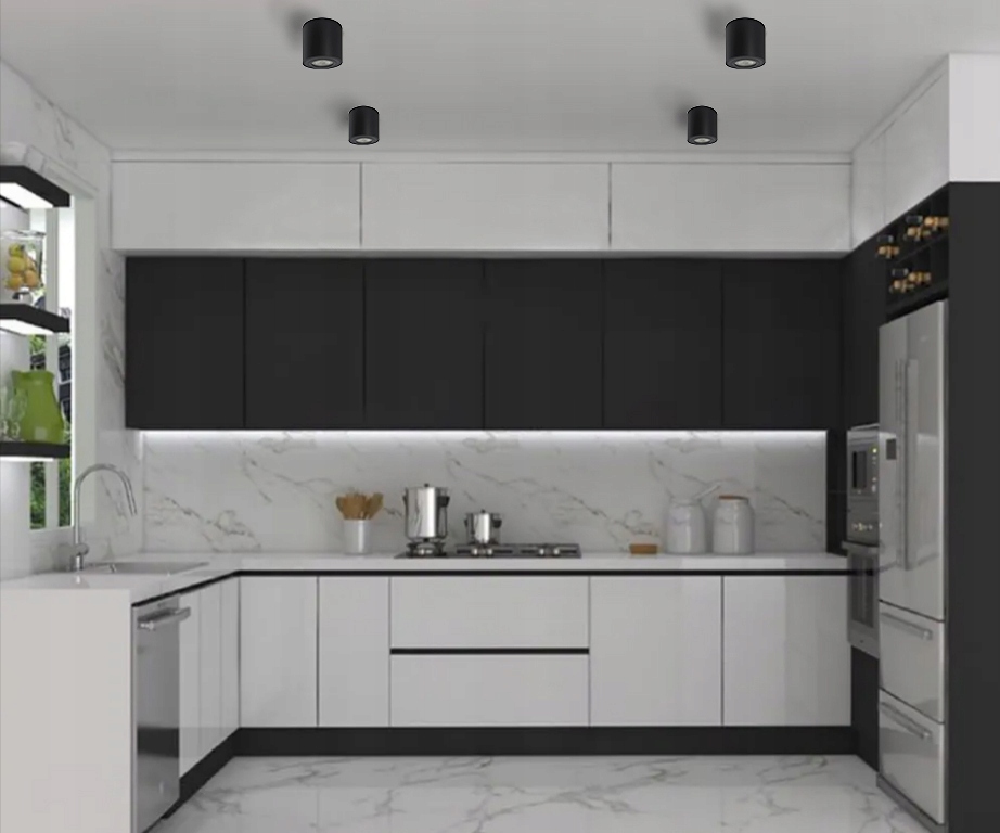 OPRAWA NATYNKOWA HALOGENOWA LED SUFITOWA GU10 TUBA CZARNA RAFIPOLED Rodzaj gwintu GU10