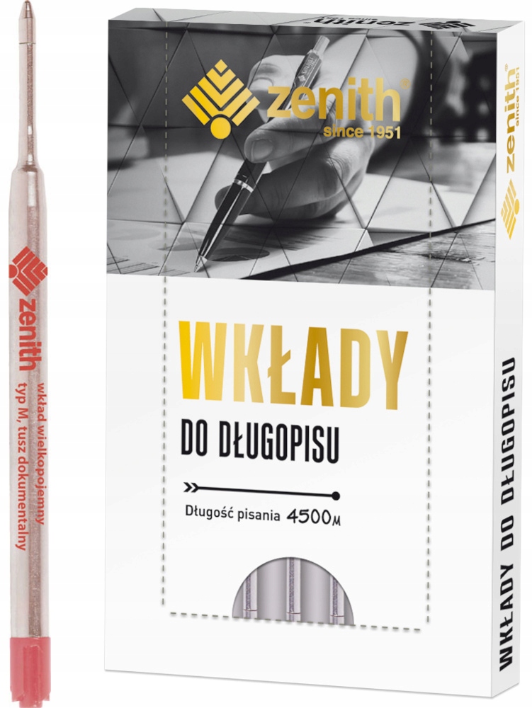 

Zenith Wkład Do Długopisu Metalowy czerwony 1szt.