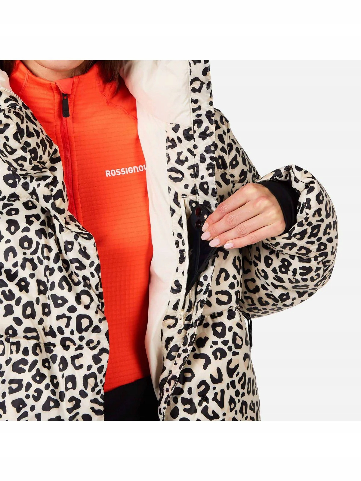 Dámská lyžařská bunda Rossignol W Aretu Allover Down Jkt multicolor L