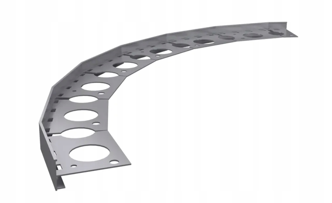 Schodišťový profil SC1 obloukový nařezaný Aluminiový Renoplast