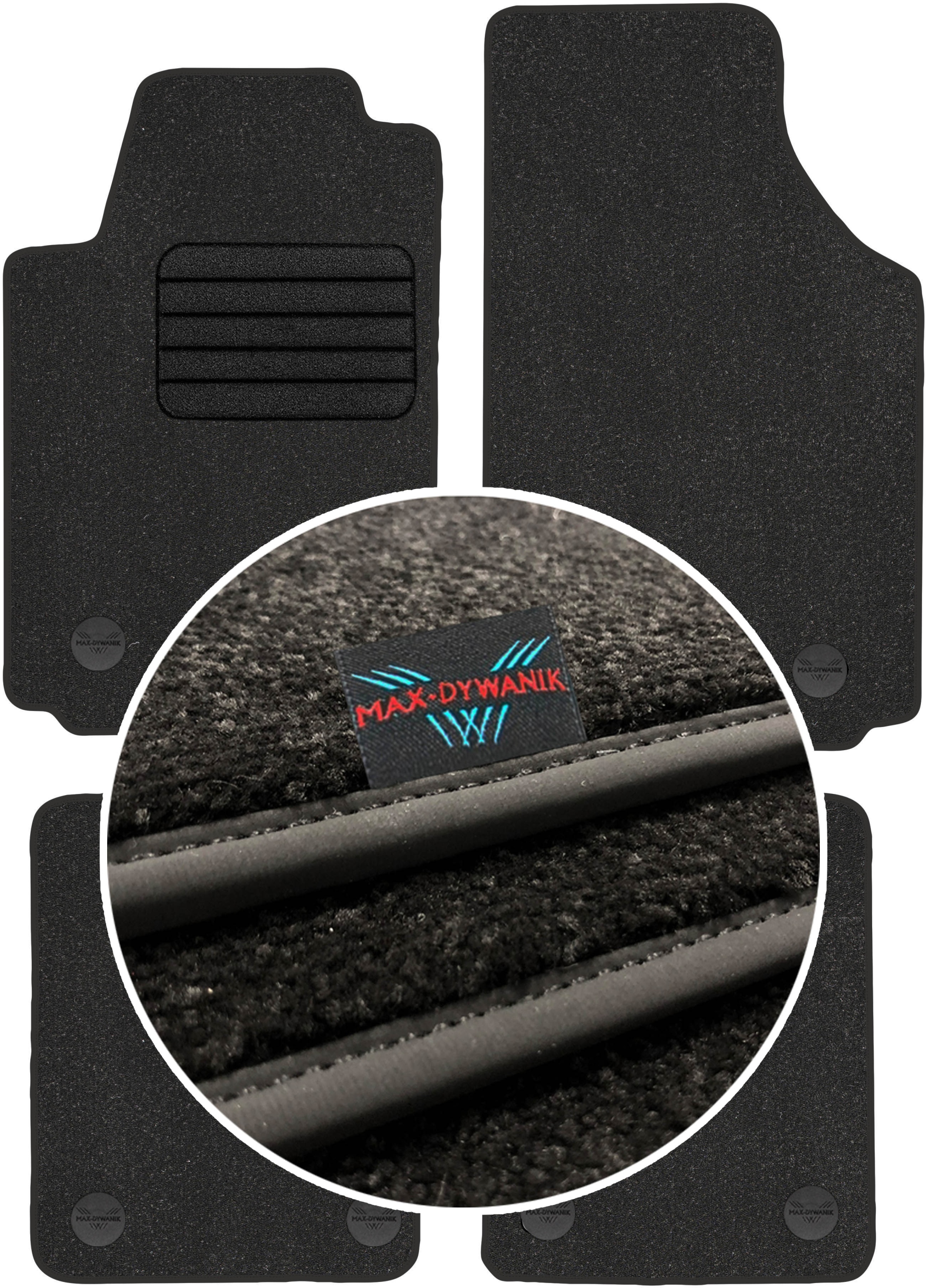 Audi A2 Hatchback 1999-2005 Koberce do auta