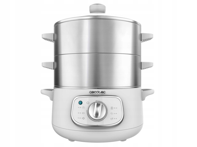 Parowar Cecotec Parowar CECOTEC Vapovita SteelPot 10 l srebrny 1300 W