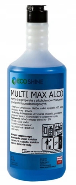 

Eco Shine Multi Max Alco 1L alkoholowy płyn myjący