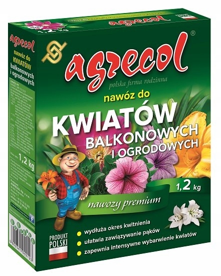 

Nawóz do kwiatów ogrodowych 1,2 kg Agrecol