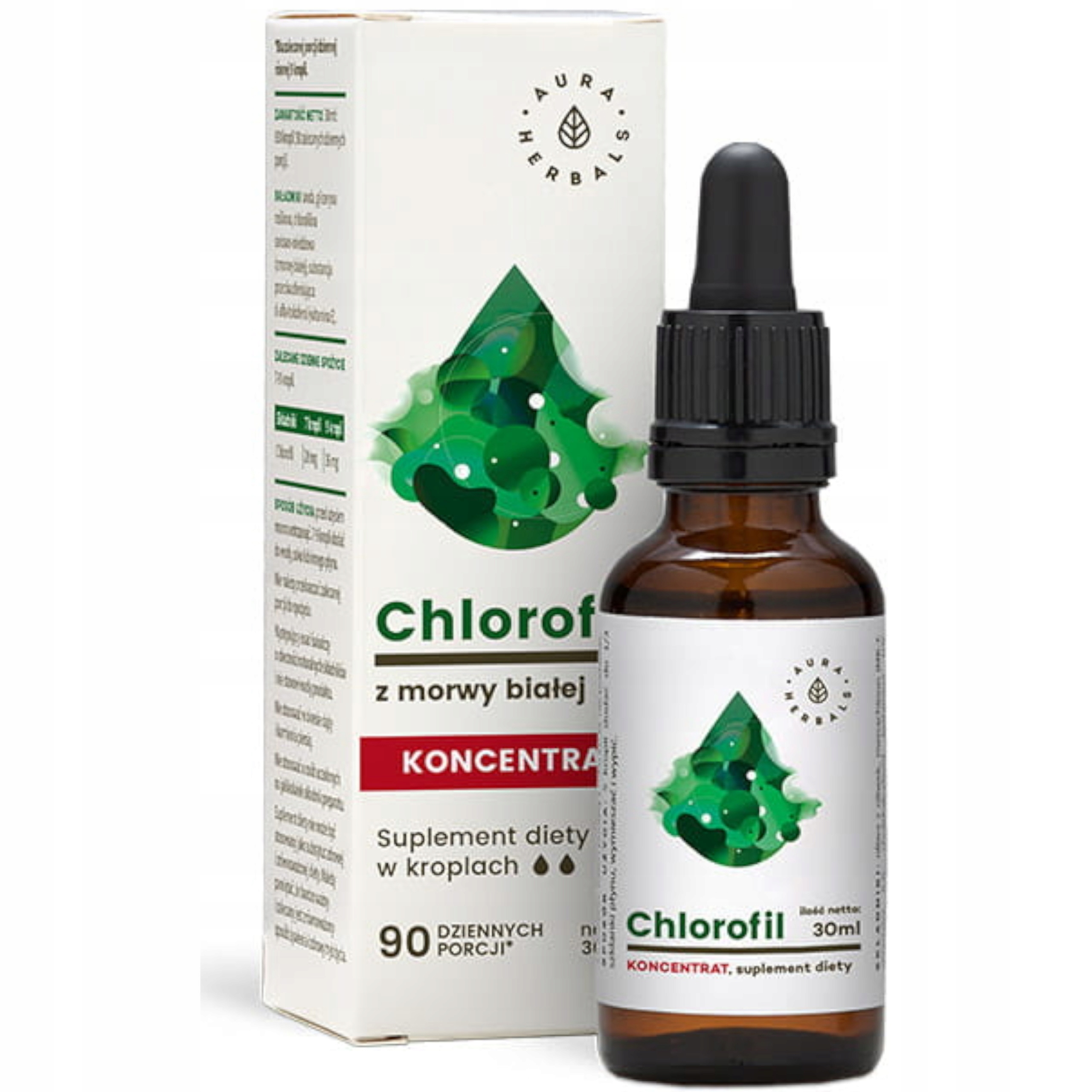 

Chlorofil do picia 30ml z Morwy Białej Krople Aura