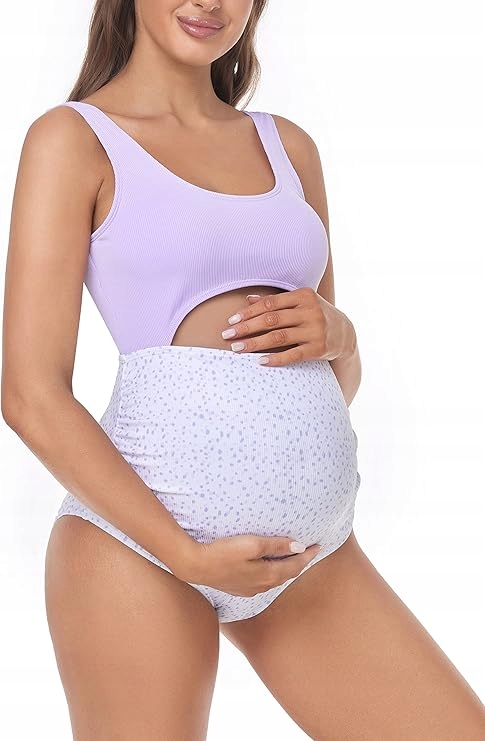 Těhotenské plavky EastElegant jednodílné s puntíky velikost S