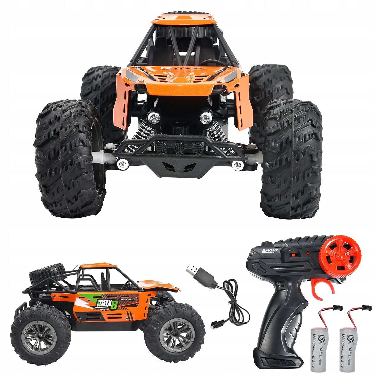 Dálkově Ovládané Terénní Auto 4x4 Auto Rc Výkonný Motorow 15 km/h