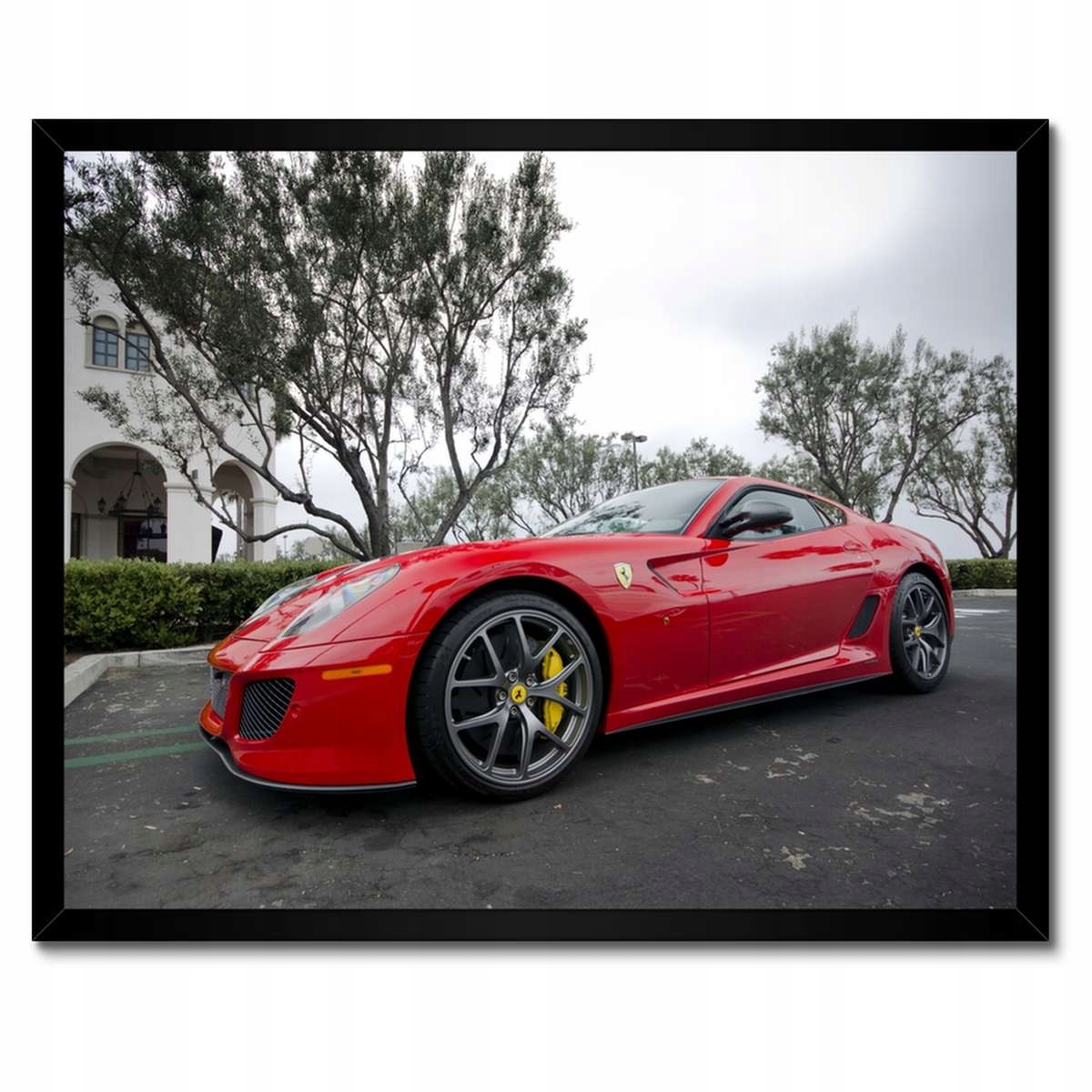 Plakáty v rámu 50x40 Červené auto Ferrari