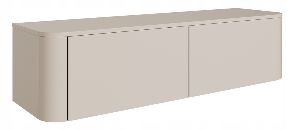 Szafka RTV Luvio wisząco-stojąca 140 cm kaszmir