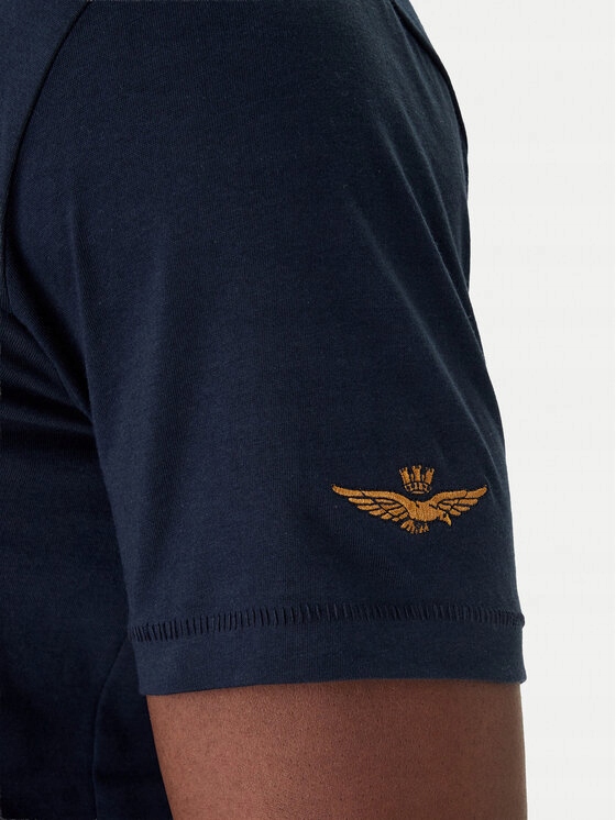 Aeronautica Militare Tričko 261ts2538uj00727 Tmavě modrá Regular Fit vel. S