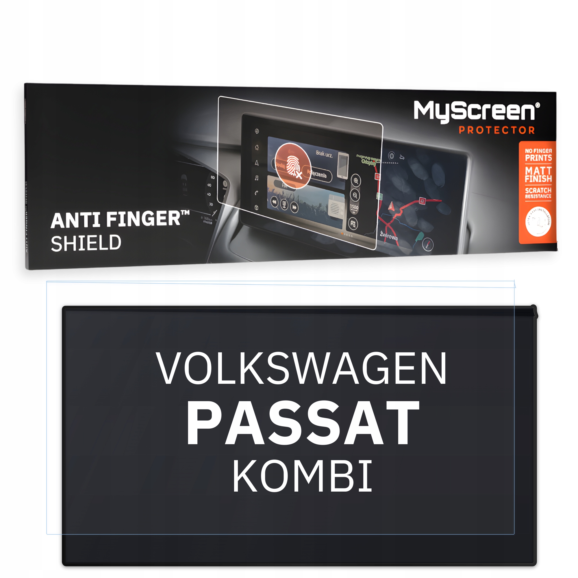 Matná fólie pro Volkswagen Passat Kombi 2005 2010 MyScreen