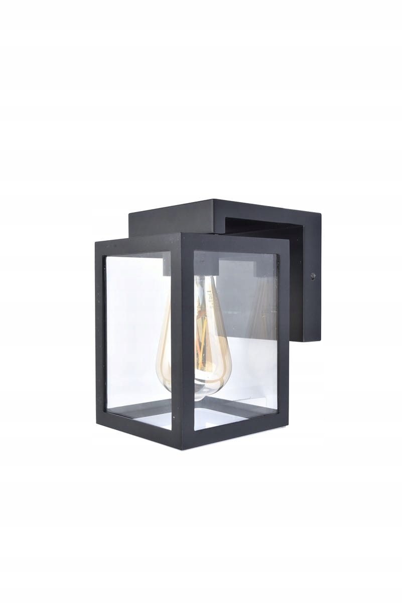 Venkovní fasádní nástěnná lampa Shiva E27 IP44 černá Lutec