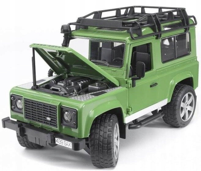 Samochód ZABAWKI Land Rover Defender z Figurką Wysokość produktu 16 cm