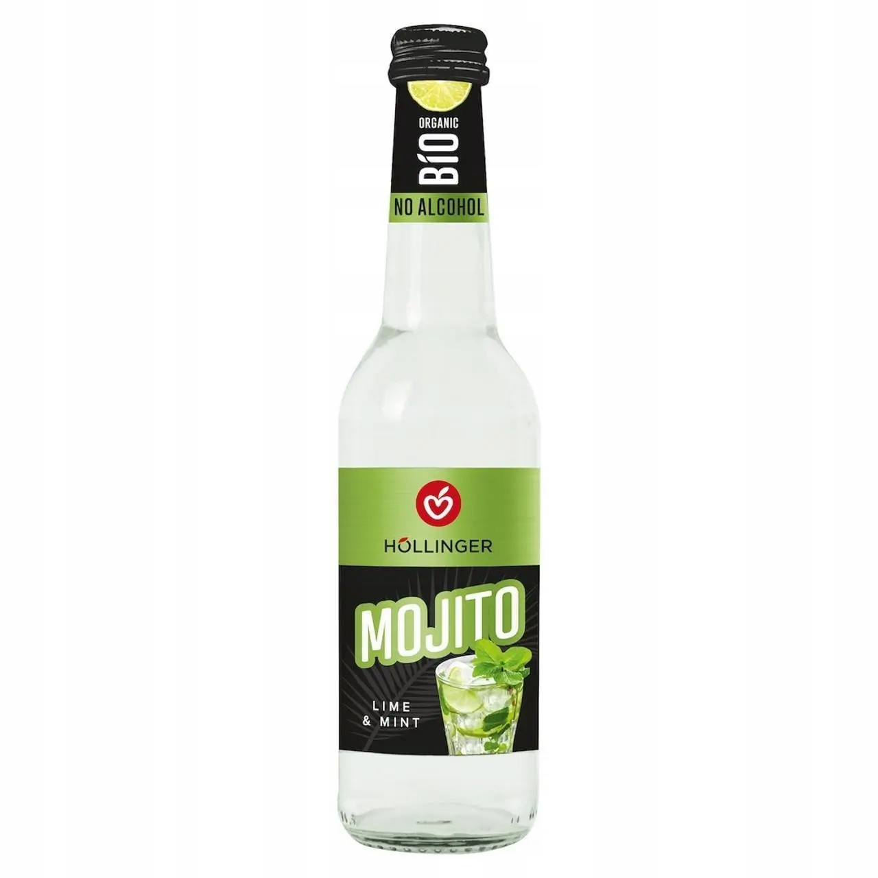 Bezalkoholový Šumivý Drink Mojito Bio 330 ml Hollinger