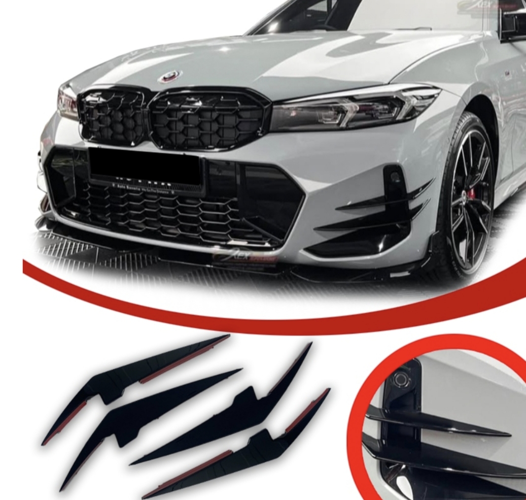 Bmw G20 G21 Boční Krytky Nárazníku Cardans Polift, Černý Lesk
