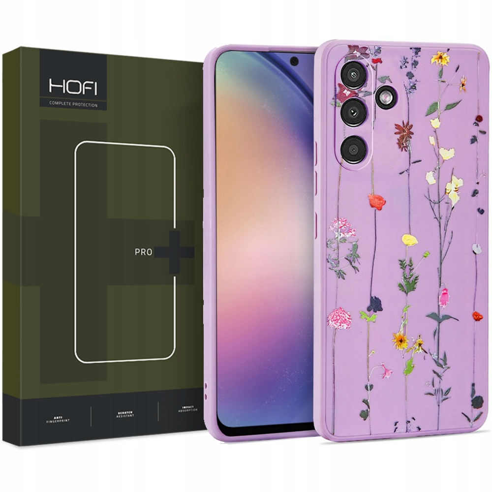

Etui Case Cover Kwiaty Na Galaxy A54 5G Szkło