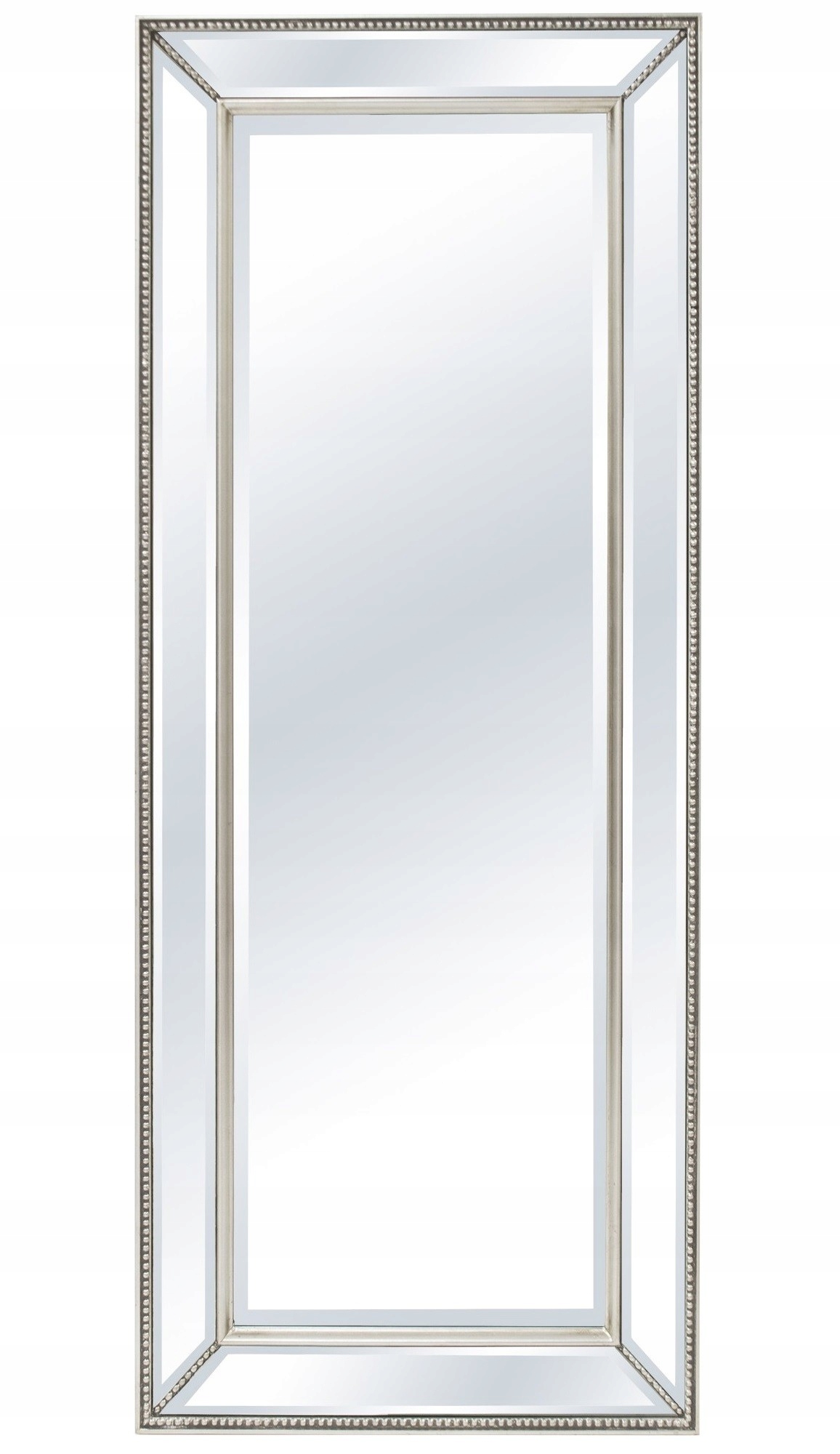 Nástenné zrkadlové zrkadlo Glamour obdĺžnikový dekoratívny rám so zrkadlom