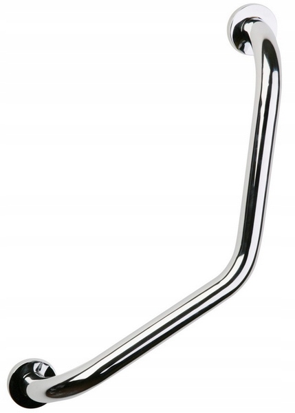 Uchwyt poręcz kątowa dla niepełnosprawnych chrom AWD02210369