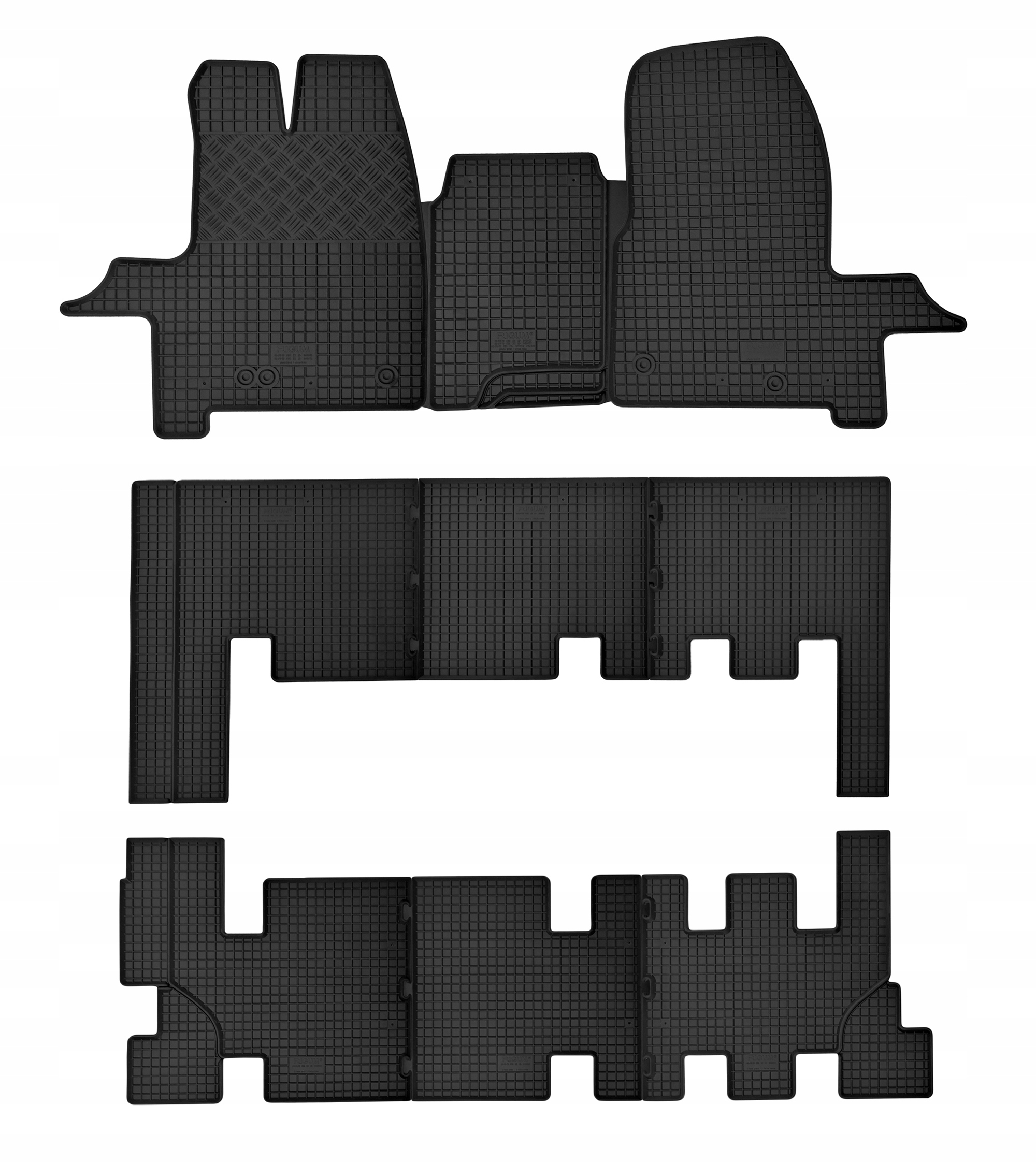 Dywaniki samochodowe do Ford Tourneo Custom 9 miejsc 2012-2018