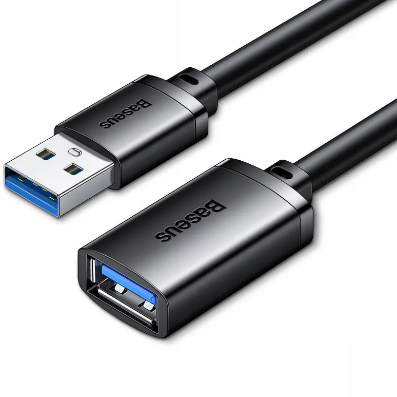 BASEUS KABEL PRZEWÓD USB-A MĘSKI ŻEŃSKI PRZEDŁUŻACZ PRZEJŚCIÓWKA USB 3.0 3M