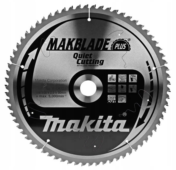 

Makita B-08735 Tarcza Tnąca 305x30mm 70Z Makblade