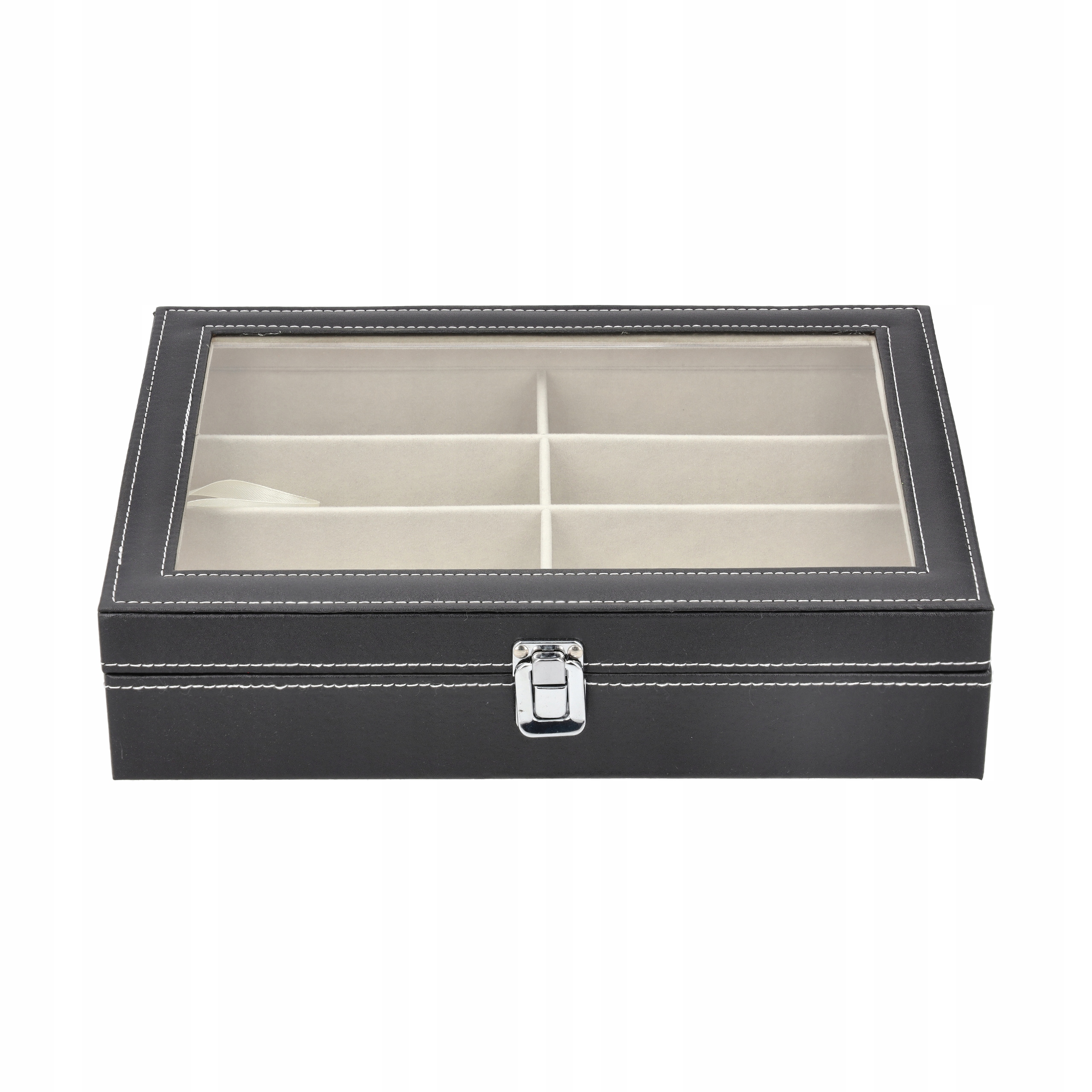 SZKATUŁKA NA OKULARY PUDEŁKO ETUI ORGANIZER EKSPOZYTOR PREZENT 8 SZT Cechy brak